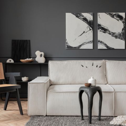 Oberon leasing representative in business attire smiling in modern office